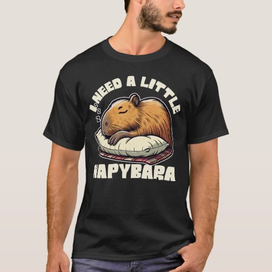 I Need A Little Napybara beroemd gemaakt door Funn T-shirt (Voorkant)