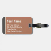 I Need a Vacation from This Vacation Funny Sayings Bagagelabel (Achterkant horizontaal)