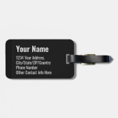 I Need a Vacation from This Vacation Funny Travel Bagagelabel (Achterkant horizontaal)