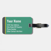 I Need a Vacation from This Vacation Funny Travel Bagagelabel (Achterkant horizontaal)