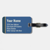 I Need a Vacation from This Vacation Travel Humor Bagagelabel (Achterkant horizontaal)