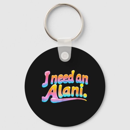 I Need an Beach Vibes Sleutelhanger (Voorkant)