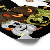 I Need Boo-ffee Ghost Jack-o-lantern Coffee Lover Poster (Hoek)