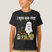 I Need Boo-ffee Ghost Jack-o-lantern Coffee Lover T-shirt (Voorkant)