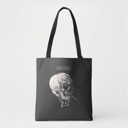 I need coffee... tote bag (Voorkant)