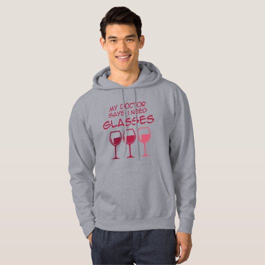 I need glasses hoodie (Voorkant volledig)