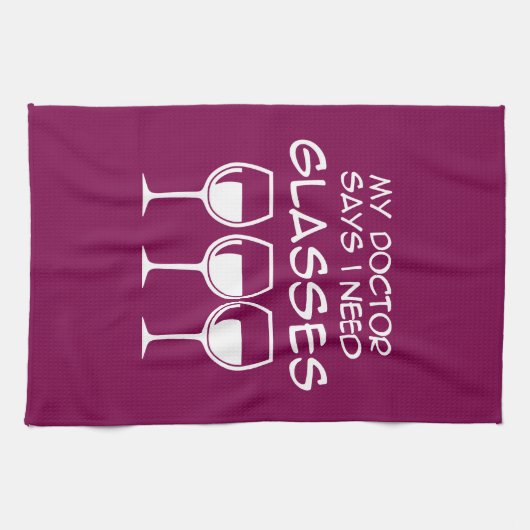 I need glasses theedoek (Horizontaal)