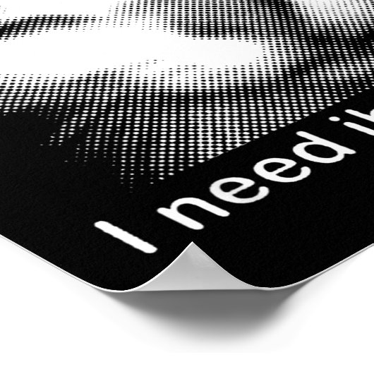 I Need Ibuprofen Cat Meme Funny Silly Cat Ironic W Poster (Hoek)