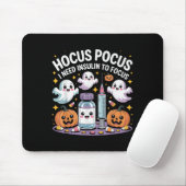 I Need Insulin To Focus Funny Halloween Diabetic  Muismat (Met muis)