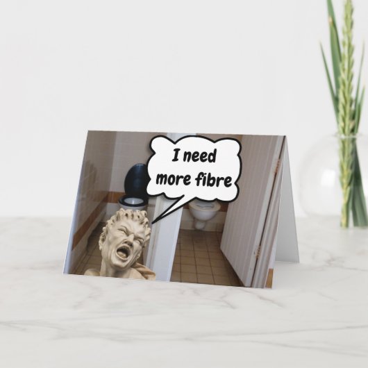 I need more fibre. kaart (Voorkant)