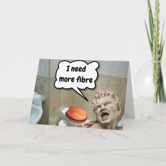 I need more fibre. kaart (Voorkant)