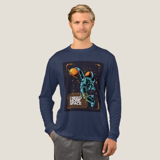 I Need More Space Astronaut T-Shirt (Voorkant)
