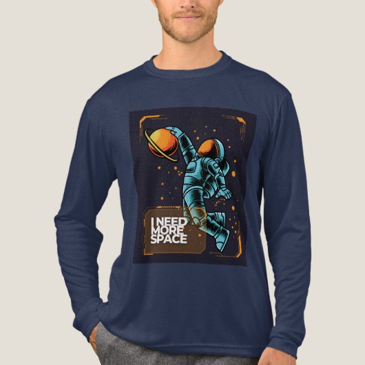 I Need More Space Astronaut T-Shirt (Voorkant volledig)
