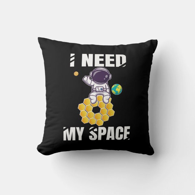 I Need My Space – Simpático astronauta espacial Kussen (Voorkant)