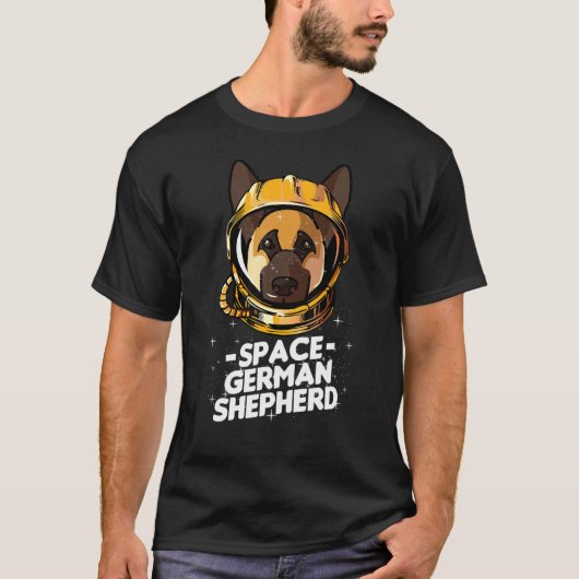 I Need Some Space German Shepherd Love R T-shirt (Voorkant)