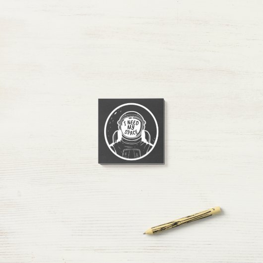 I NEED SPACE POST-IT® NOTES (Op bureau)