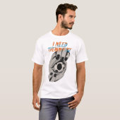 I need therapy Fast artwork T-shirt (Voorkant volledig)