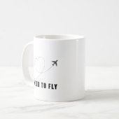 i need to fly mug koffiemok (Voorkant links)