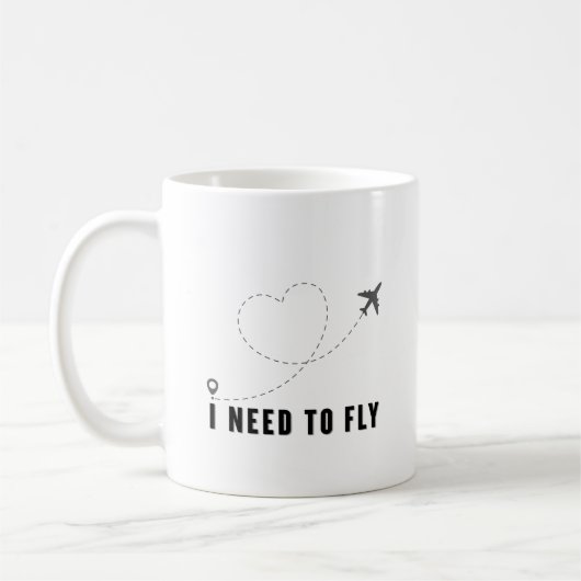 i need to fly mug koffiemok (Links)