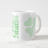 I Needlepoint Jumbo Grote Koffiekop (Voorkant rechts)