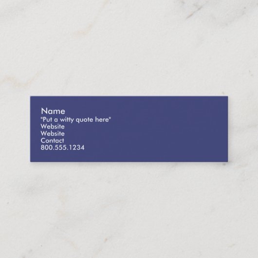 I Nerds Mini Visitekaartje (Voorkant)