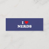 I Nerds Mini Visitekaartje (Achterkant)