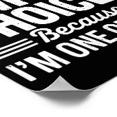 I Never Question Amy’s Choices Because I’m One Of Poster (Hoek)