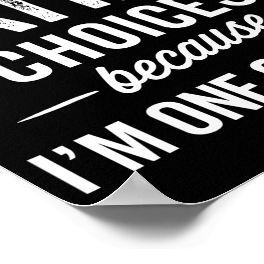 I Never Question Katie’s Choices - Katie D Name Poster (Hoek)