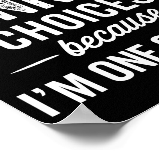 I Never Question Penny’s Choices - Penny D Name  Poster (Hoek)