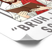 I Never Said That Funny Christian Sarcasm Jesus Me Poster (Hoek)