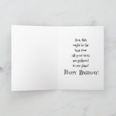 I Not Saying You're Getting Old... Birthday Kaart (Binnen)