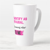 I Now Identify As Menopausal. My Pronouns: Try/Me Latte Mok (Rechterhoek)