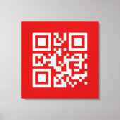 I ❤ NY — QR-code Canvas Afdruk (Voorkant)