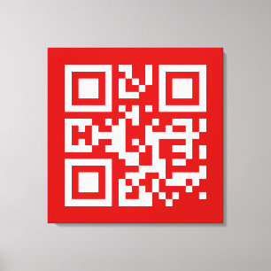 I ❤ NY — QR-code Canvas Afdruk