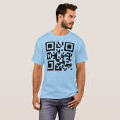 I ❤ NY — QR-code T-shirt (Voorkant volledig)