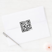 I ❤ NY — QR-code Vierkante Sticker (Envelop)