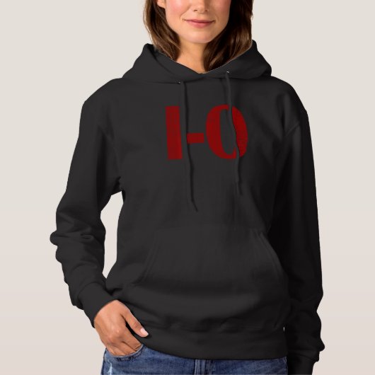 I O koppels die overeenkomen met het Football van  Hoodie (Voorkant)