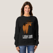 I Only Care About Goats Trui (Voorkant volledig)