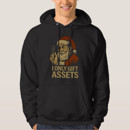 I Only Gift Assets™ Crypto Blockchain Kerstman Hoodie