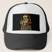 I Only Gift Assets™ Crypto Holiday Drop Web3 Gift Trucker Pet (Voorkant)