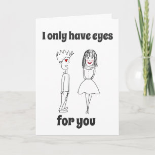 I Only Have Eyes For You Feestdagen Kaart