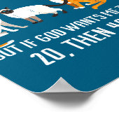 I Only Wanted 10 Cats - Pets Funny Cats Quote Humo Poster (Hoek)