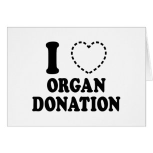 I {ONTBREKEND HART} KAART VOOR ORGAANDONATIE