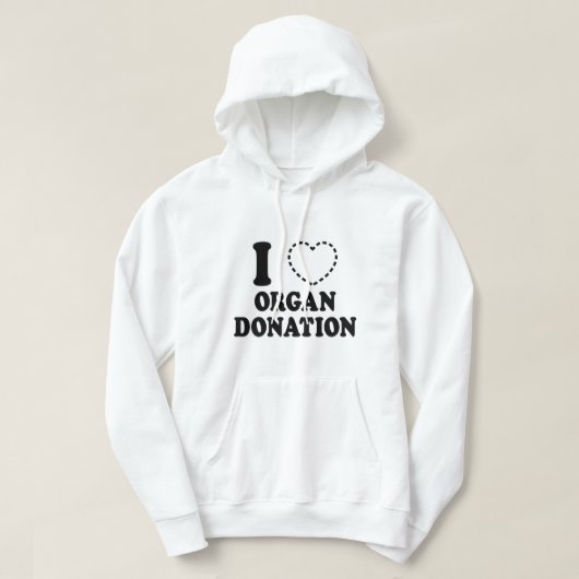 I {ONTBREKEND HART} ORGAANDONATIE HOODIE (Design voorkant)