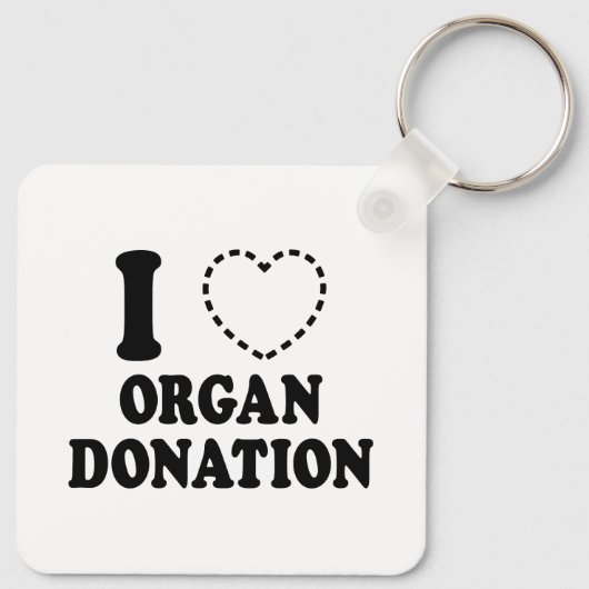 I {ONTBREKEND HART} ORGAANDONATIE SLEUTELHANGER (Achterkant)