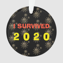  I overleefde 20xx coronavirus-herhaling Ornament