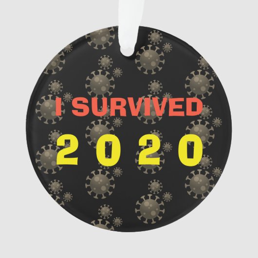  I overleefde 20xx coronavirus-herhaling Ornament (voorkant)