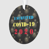  I overleefde COVID-19 2020 Ornament (voorkant)