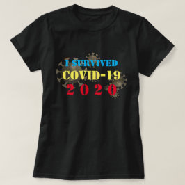  I overleefde COVID-19 2020 T-shirt