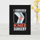 I Overlevende knie chirurgie knie chirurgie Kaart (Gele Bloem)